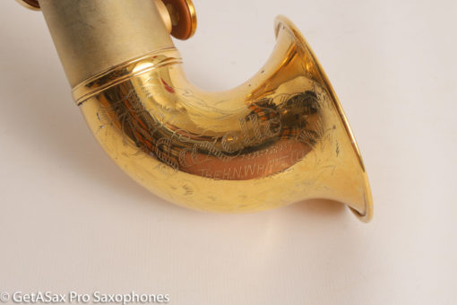 King Saxello Soprano Bent Neck and Bell Original GOLD Plate Fresh Overhaul!