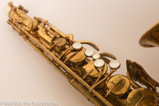 Buescher Aristocrat Big B Tenor Original Lacquer Needs Overhaul - Image 28