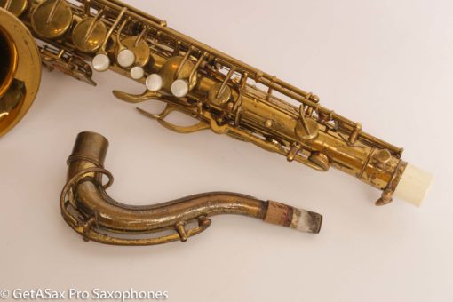 Buescher Aristocrat Big B Tenor Original Lacquer Needs Overhaul - Image 17