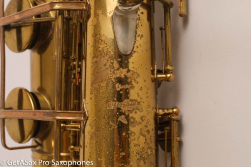 Buescher Aristocrat Big B Tenor Original Lacquer Needs Overhaul - Image 20