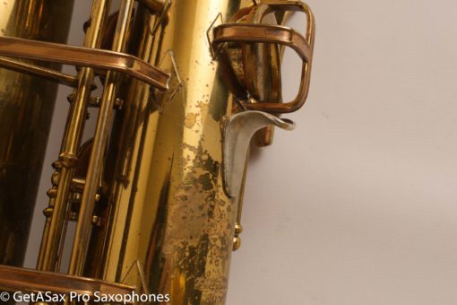 Buescher Aristocrat Big B Tenor Original Lacquer Needs Overhaul - Image 19