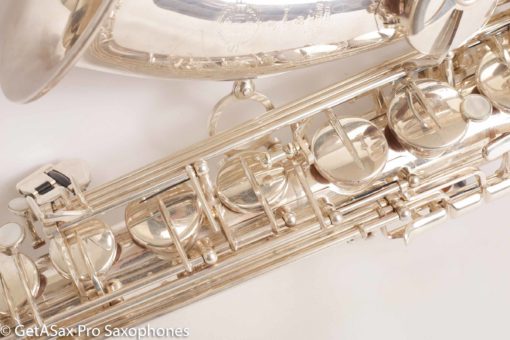 Selmer Super Action 80 Series II Tenor Saxophone Silver Plate Excellent 554156 - Image 37