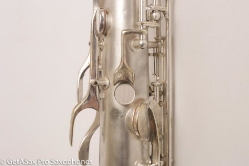 Conn Transitional Art Deco Tenor Original Silver Plate Overhauled 243357 - Image 9