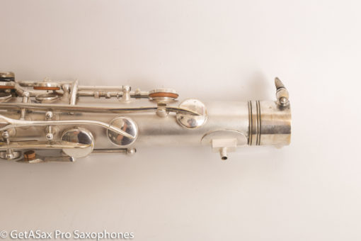 Conn Transitional Art Deco Tenor Original Silver Plate Overhauled 243357 - Image 2