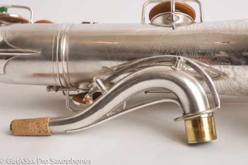 Conn Transitional Art Deco Tenor Original Silver Plate Overhauled 243357 - Image 25