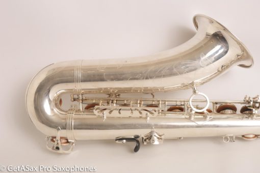 Selmer Super Action 80 Series II Tenor Saxophone Silver Plate Excellent 554156 - Image 22