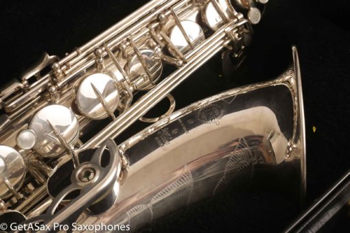 Selmer Super Action 80 Series II Tenor Saxophone Silver Plate Excellent 554156 - Image 16