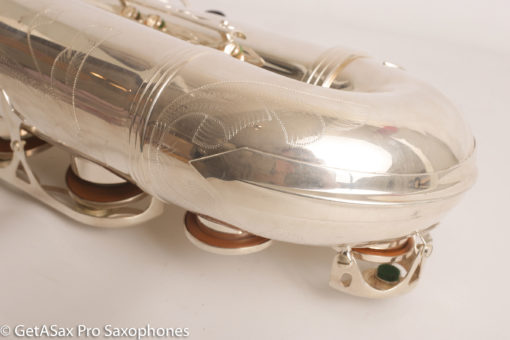 Selmer Super Action 80 Series II Tenor Saxophone Silver Plate Excellent 554156 - Image 33