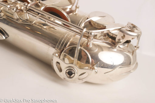 Selmer Super Action 80 Series II Tenor Saxophone Silver Plate Excellent 554156 - Image 18