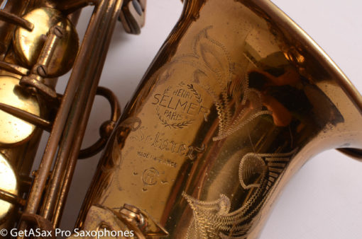 Selmer Mark VI Alto 1967 Original Lacquer American Engraved Old Pads 140119 - Image 8