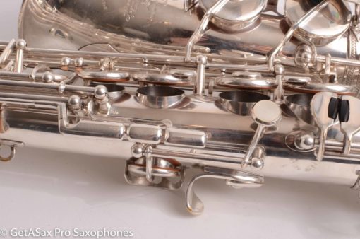 Selmer Mark VI Alto Original Silver Overhauled 68992 - Image 13