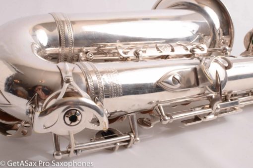 Selmer Mark VI Alto Original Silver Overhauled 68992 - Image 36