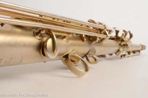 Conn New Wonder II Soprano Original Gold Plate Overhauled with Mods Front F 199071 - Image 4