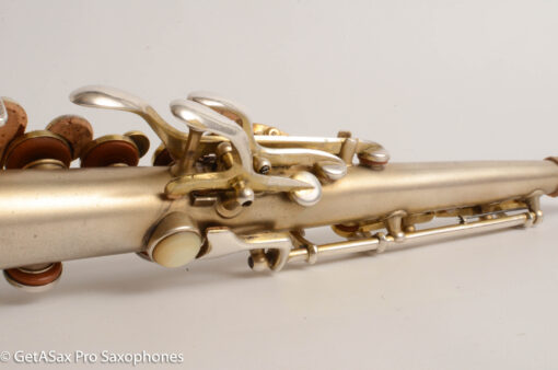 Conn New Wonder II Soprano Original Gold Plate Overhauled with Mods Front F 199071 - Image 7