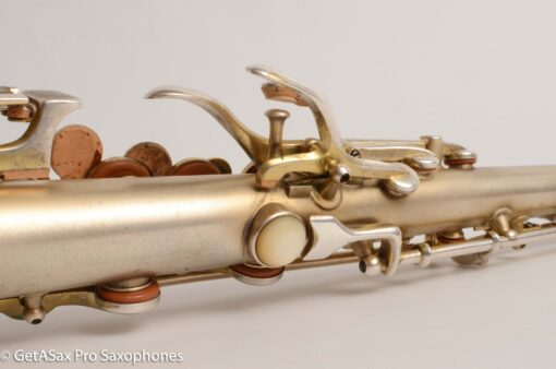 Conn New Wonder II Soprano Original Gold Plate Overhauled with Mods Front F 199071 - Image 12