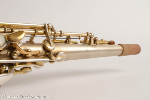 Conn New Wonder II Soprano Original Gold Plate Overhauled with Mods Front F 199071 - Image 3