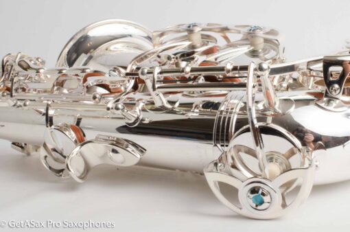 Yanagisawa AWO1S Silver Plated Professional Alto Near Mint 400837 - Image 3