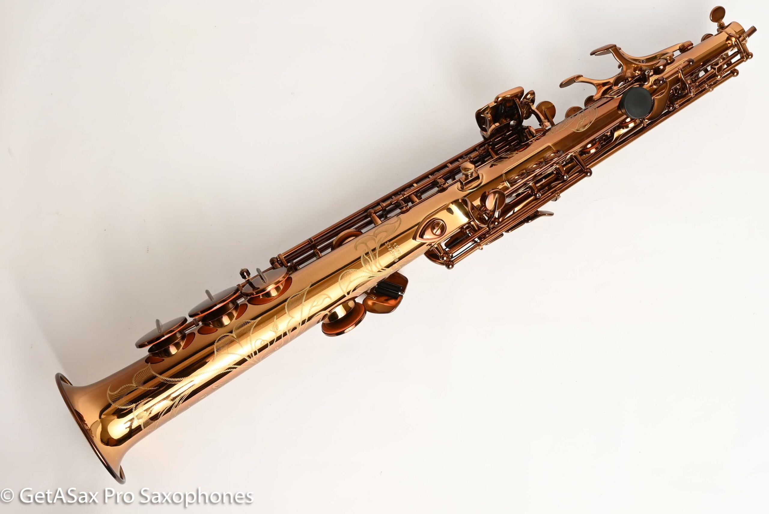 豊富な低価ソプラノサックス Soprano Saxophone B♭ 高音サックス 真鍮 丈夫 漆塗りゴールド 精密吹く口 手作り溶接 SKS18 ソプラノサックス