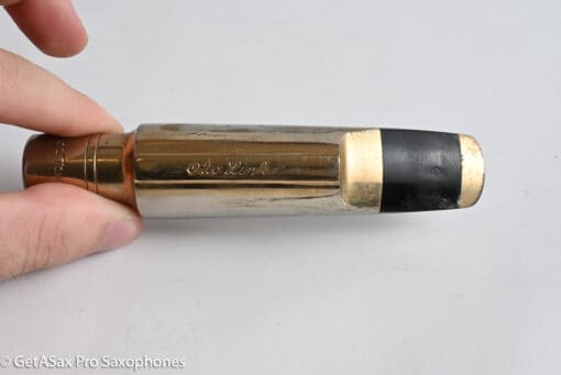 Otto Link Florida Double Ring Baritone Mouthpiece Refaced to 8 Tip .125 Rare! - Image 3