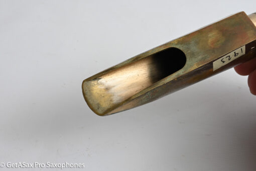 Otto Link Florida Double Ring Baritone Mouthpiece Refaced to 8 Tip .125 Rare! - Image 11