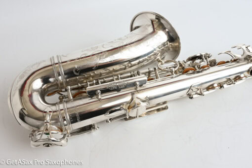 Selmer Balanced Action Alto 1945 Original Silver Fresh Overhaul 31923 - Image 14