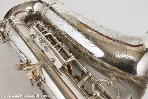 Selmer Balanced Action Alto 1945 Original Silver Fresh Overhaul 31923 - Image 4