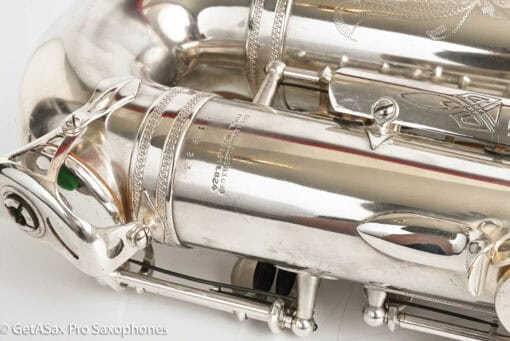 Selmer Balanced Action Alto 1945 Original Silver Fresh Overhaul 31923 - Image 12