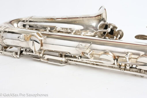 Selmer Balanced Action Alto 1945 Original Silver Fresh Overhaul 31923 - Image 9