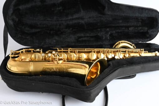 Conn New Wonder II Tenor Original Satin Gold Plate Overhauled Now 216737 - Image 2