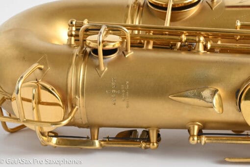 Conn New Wonder II Tenor Original Satin Gold Plate Overhauled Now 216737 - Image 30