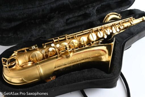 Conn New Wonder II Tenor Original Satin Gold Plate Overhauled Now 216737 - Image 3