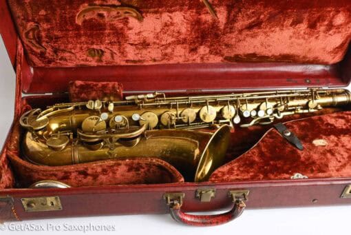 King Super 20 Tenor Full Pearls 1949 Original Lacquer Old Pads 303254 - Image 6