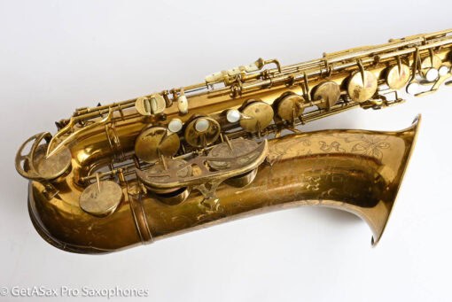 King Super 20 Tenor Full Pearls 1949 Original Lacquer Old Pads 303254 - Image 11