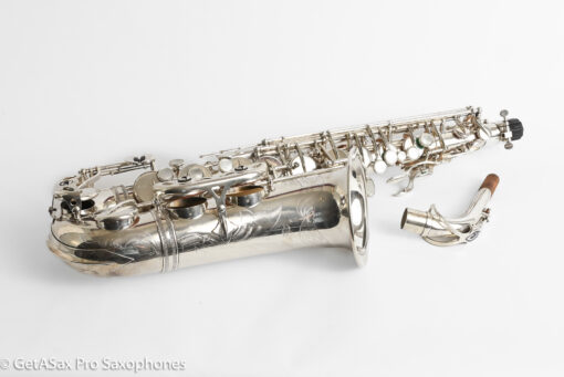 Selmer Mark VI Alto 1962 Original Silver Plate Excellent Cond Overhauled 102960 - Image 6