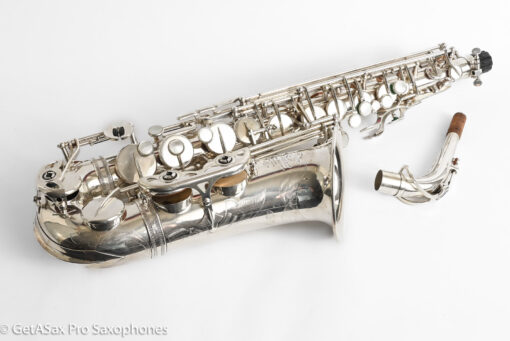 Selmer Mark VI Alto 1962 Original Silver Plate Excellent Cond Overhauled 102960 - Image 5